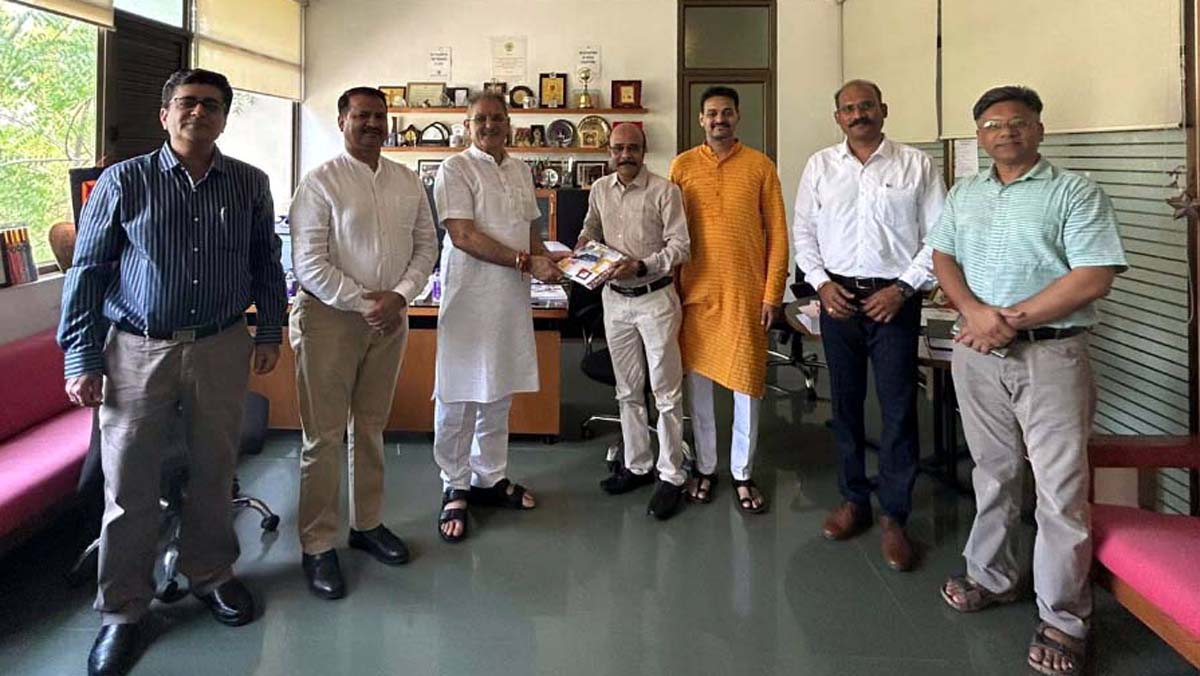 BJP leader, Kavinder Gupta during a visit to Pandit Deendayal Energy University in Gandhi Nagar, Gujarat. BJP leader, Kavinder Gupta during a visit to Pandit Deendayal Energy University in Gandhi Nagar, Gujarat.