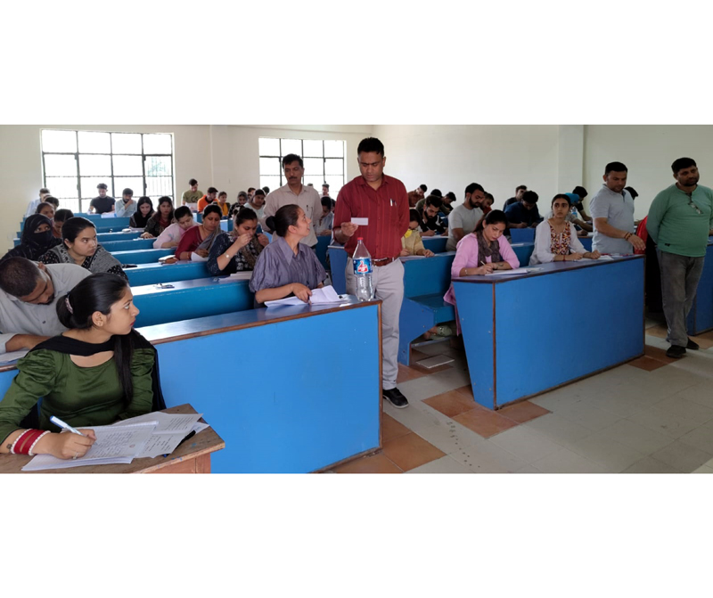 Regional Director Dr Sandeep Gupta on a surprise visit to an examination centre. Regional Director Dr Sandeep Gupta on a surprise visit to an examination centre.