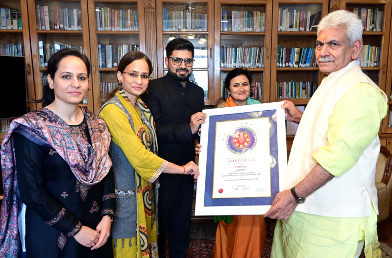 Commissioner State Taxes and others calling on LG. Commissioner State Taxes and others calling on LG.