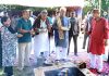 LG Sinha Pays Obeisance At Mata Roop Bhawani Temple, Srinagar