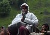 Pilgrims on their way to have a darshan of Shiva Linga near holy cave, in Baltal on Thursday. (Pic: Daily Excelsior)