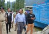 Advisor Bhatnagar Visits Nunwan Base Camp, Reviews Arrangements For Ongoing Amarnath Yatra