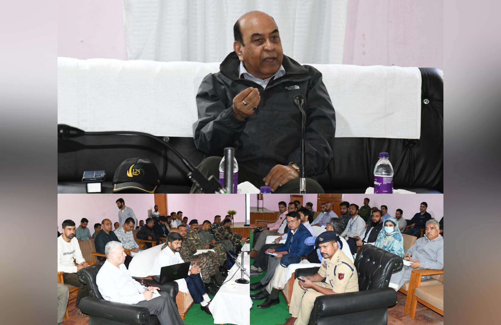 Lt. Gen. (Retd) Syed Ata Hasnain Reviews Disaster Management Preparedness For Amarnath Yatra Via Baltal Axis Lt. Gen. (Retd) Syed Ata Hasnain Reviews Disaster Management Preparedness For Amarnath Yatra Via Baltal Axis