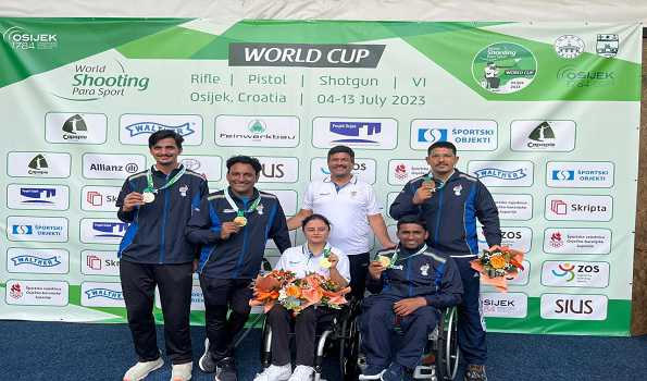 J&K shooter bags silver in WC Paralympic Shooting C’ship, Indian Army lauds J&K shooter bags silver in WC Paralympic Shooting C’ship, Indian Army lauds