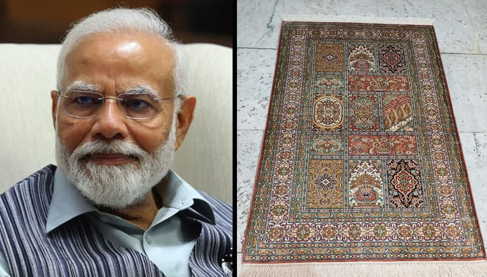 Kashmiri Carpet Makers Heap Praise On Modi For Global 'Advertisement' Kashmiri Carpet Makers Heap Praise On Modi For Global 'Advertisement'