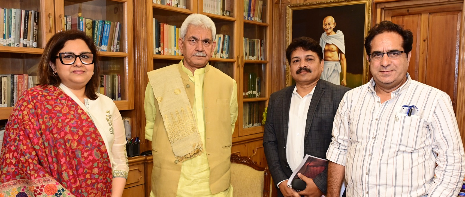 Member, NSD Society Calls On LG Manoj Sinha Member, NSD Society Calls On LG Manoj Sinha