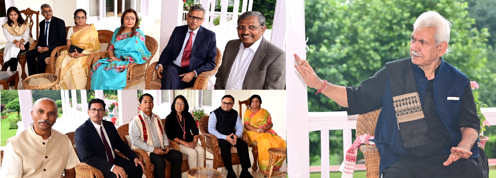 Members of Standing Committee of Chairpersons of State Public Service Commissions call on Lt Governor