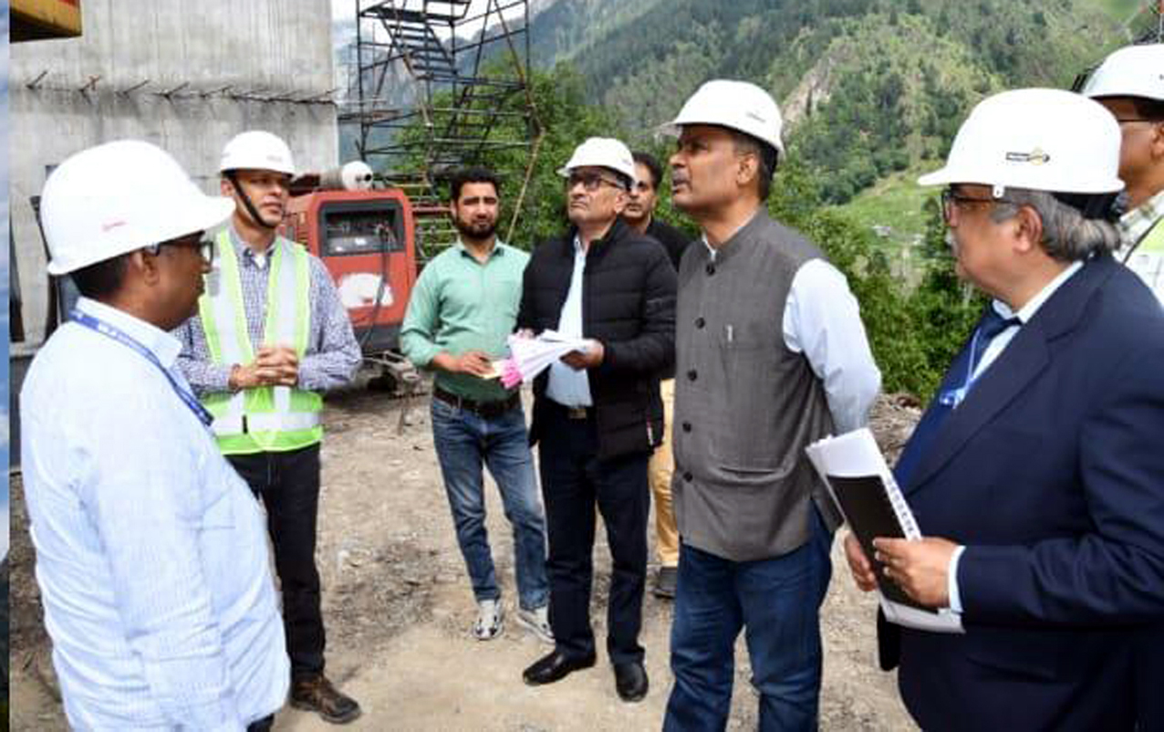 MD NHIDCL reviewing project works. MD NHIDCL reviewing project works.