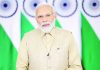 Prime Minister Narendra Modi addressing G20 Energy Ministers’ Meet in Goa via video message on Saturday. (UNI)