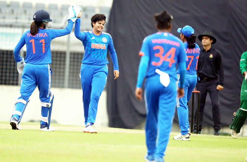 1st WT20I: India beat Bangladesh by 7 wickets 1st WT20I: India beat Bangladesh by 7 wickets