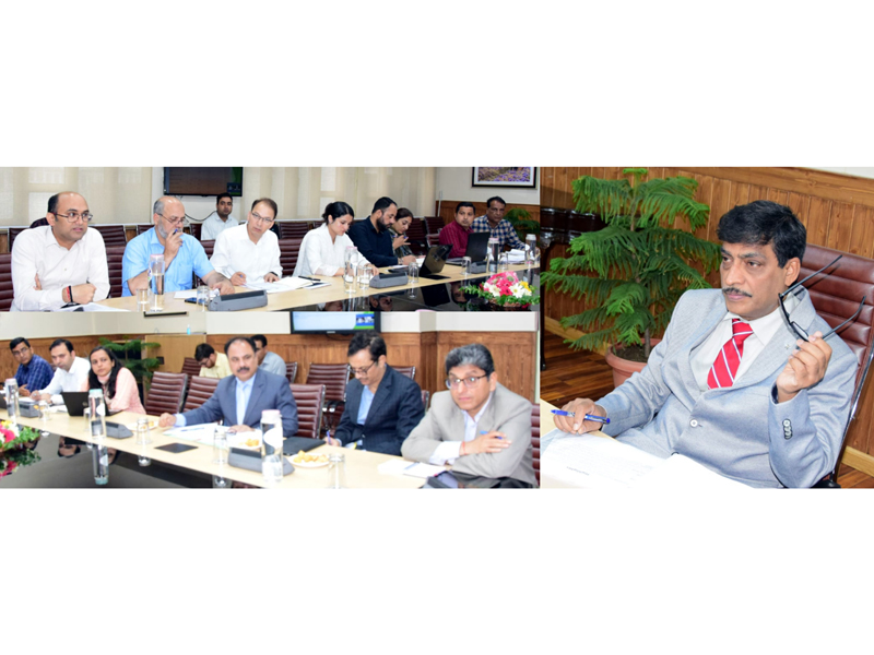 CS Dr Arun K Mehta chairing a meeting. CS Dr Arun K Mehta chairing a meeting.