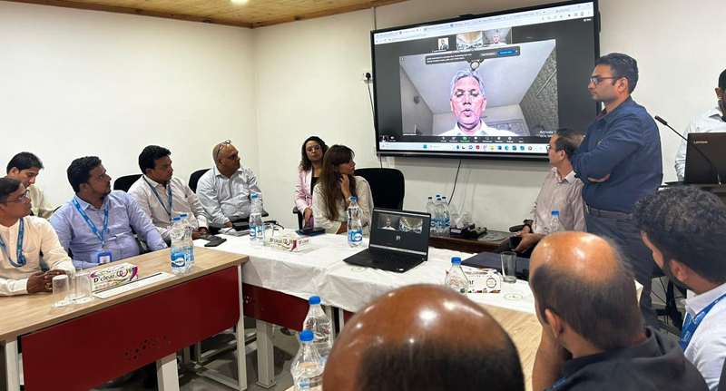 Prof. B.S Sahay, Director IIM Jammu and others during inauguration of Management Development Programme for PNB MetLife in Srinagar. Prof. B.S Sahay, Director IIM Jammu and others during inauguration of Management Development Programme for PNB MetLife in Srinagar.