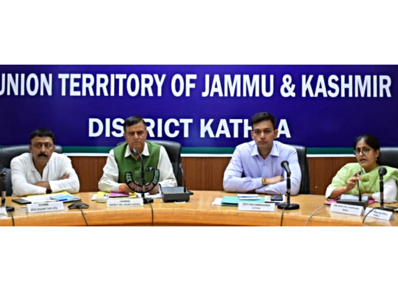 DDC Kathua meeting on Friday. DDC Kathua meeting on Friday.