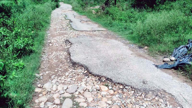 Neglected Lehar-Nai Basti Road in Sungal, Akhnoor. Neglected Lehar-Nai Basti Road in Sungal, Akhnoor.