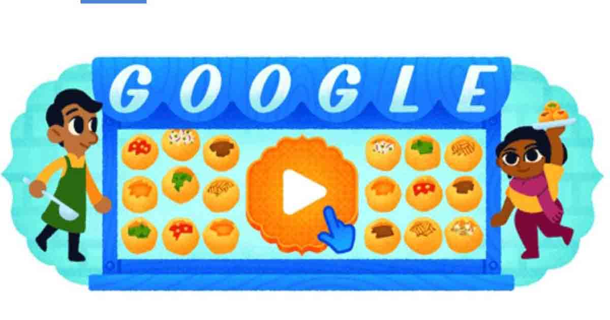 Panipuri: Google doodle celebrates India's beloved street food Panipuri: Google doodle celebrates India's beloved street food