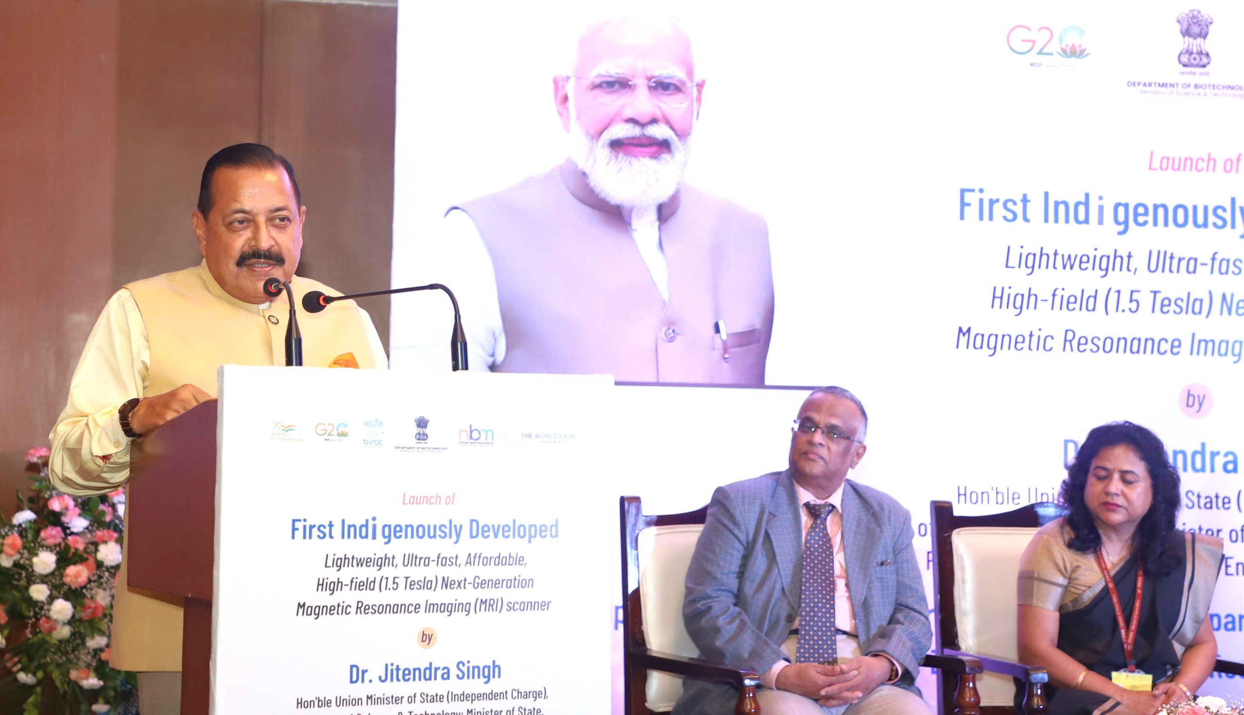 Dr Jitendra Launches India's First Indigenous MRI Scanner, Underlines Affordable Healthcare Dr Jitendra Launches India's First Indigenous MRI Scanner, Underlines Affordable Healthcare