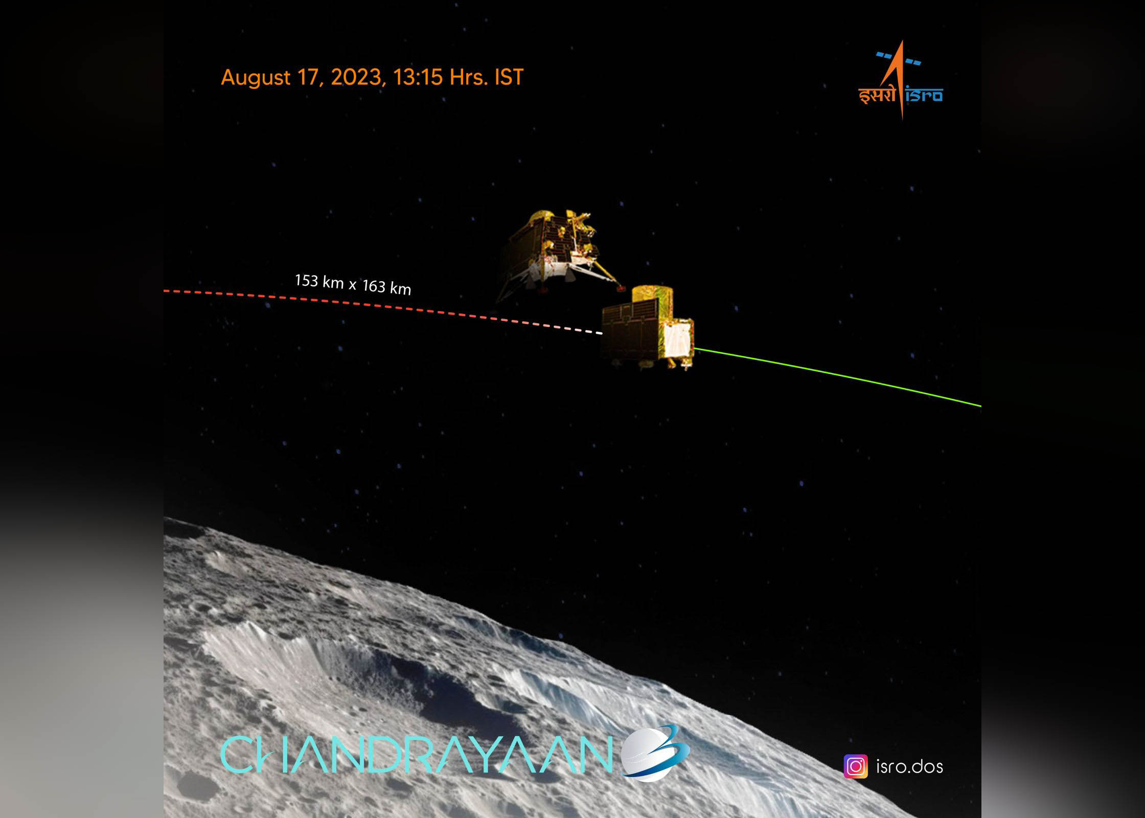 F3t9fH6bcAATeh_ Chandrayaan-3 | Lander Module Successfully Separates; Ready To Be Moved Closer To Moon''s Surface