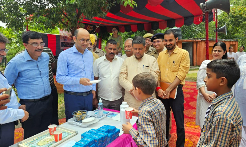 Secy Health during launch of National De-worming Day. Secy Health during launch of National De-worming Day.