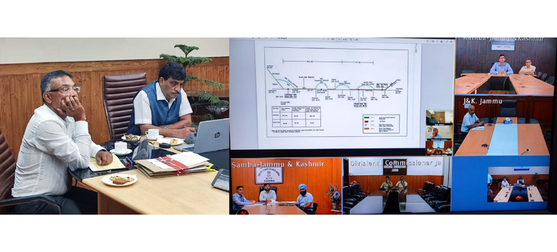 CS Dr Arun Kumar Mehta reviewing NH status from Jammu to Kathua on Thursday. CS Dr Arun Kumar Mehta reviewing NH status from Jammu to Kathua on Thursday.