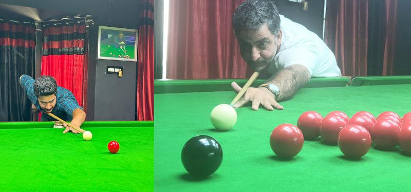 Players aiming at their respective targets during matches at Srinagar on Sunday. Players aiming at their respective targets during matches at Srinagar on Sunday.