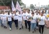 Jammu Vascular Society during Walkathon event at Jammu. -Excelsior/Rakesh