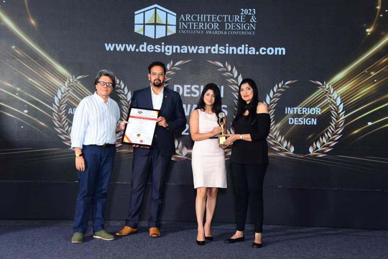 Angelika Ajrawat & Jayaditya Kotwal receiving award. Angelika Ajrawat & Jayaditya Kotwal receiving award.