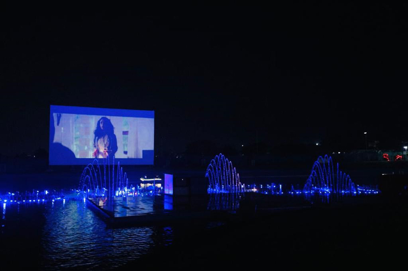 A view of Musical Fountain at Bagh-e-Bahu. A view of Musical Fountain at Bagh-e-Bahu.