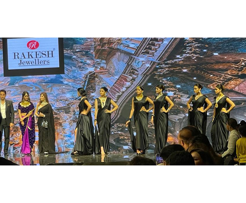 Models during ramp walk at DernierCri Fashion Week which concludes in Jammu on Wednesday. Models during ramp walk at DernierCri Fashion Week which concludes in Jammu on Wednesday.