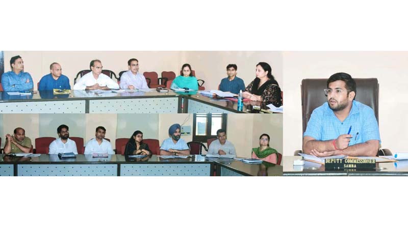 DDC Samba chairing a meeting to review progress of construction of bunkers in border blocks. DDC Samba chairing a meeting to review progress of construction of bunkers in border blocks.