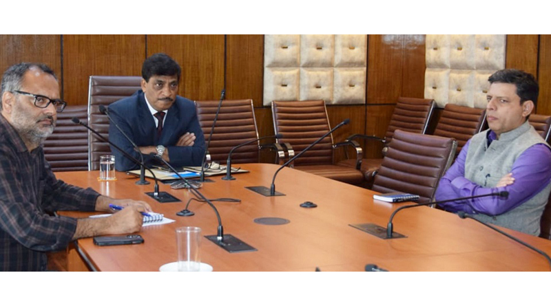 CS virtually interacting with stakeholders on Brashtachar Mukt J&K. CS virtually interacting with stakeholders on Brashtachar Mukt J&K.