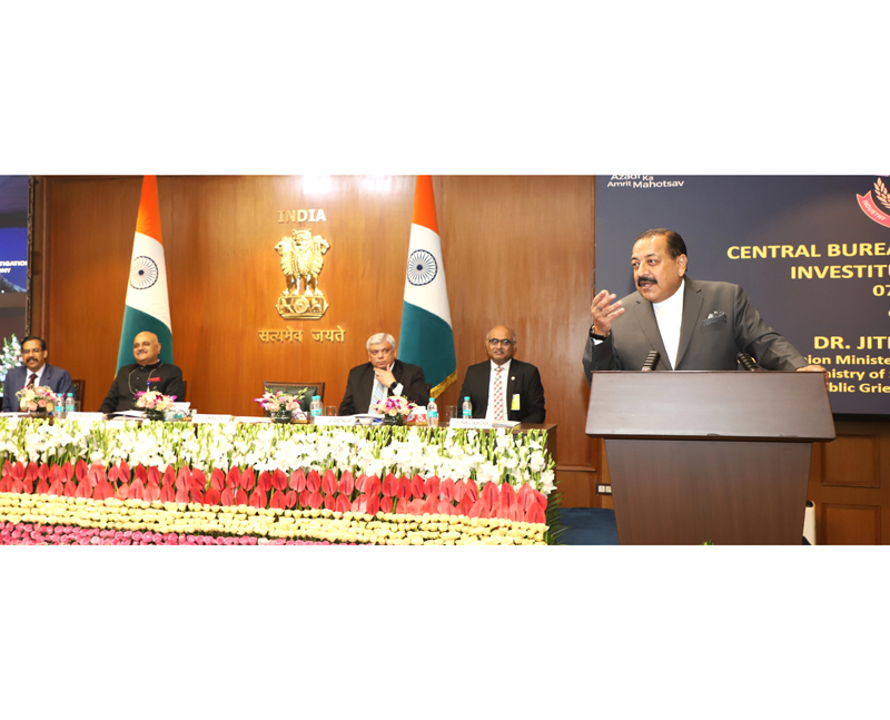 Union Minister Dr Jitendra Singh, as chief guest, addressing the Union Minister Dr Jitendra Singh, as chief guest, addressing the
