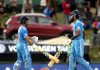 Ishan Kishan and Hardik Pandya during Asia Cup match against Pakistan at Pallekele in Sri Lanka.