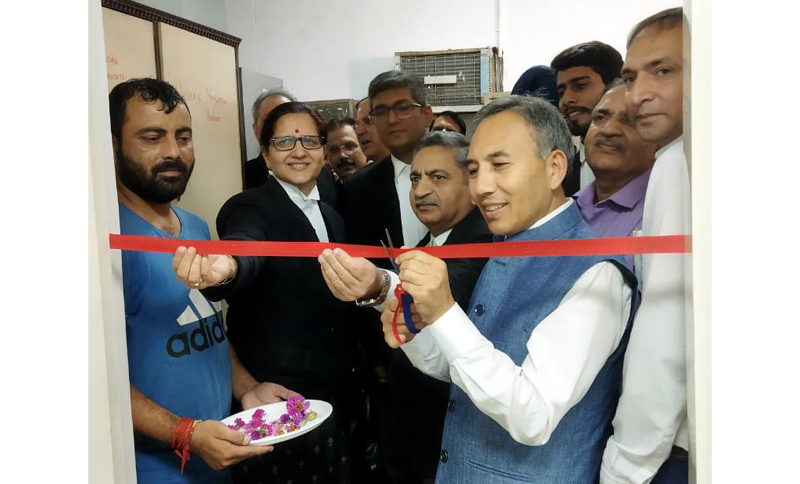 Justice Tashi Rabstan inaugurating the Dental Check up camp at Jammu. Justice Tashi Rabstan inaugurating the Dental Check up camp at Jammu.