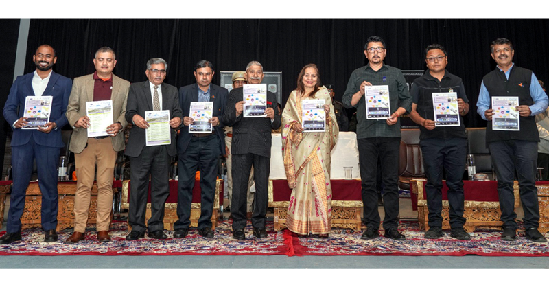 LG Ladakh Brigadier (Dr) BD Mishra, Chairman LAHDC Leh Tashi Gyalson and other dignitaries during launch of Vikram Sarabhai Space Exhibition at Leh. LG Ladakh Brigadier (Dr) BD Mishra, Chairman LAHDC Leh Tashi Gyalson and other dignitaries during launch of Vikram Sarabhai Space Exhibition at Leh.