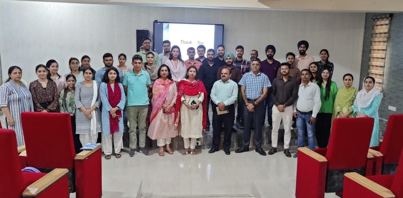 Newly inducted Accounts personnel posing together during a workshop at Northern Zonal Accountancy Training Institute, Jammu. Newly inducted Accounts personnel posing together during a workshop at Northern Zonal Accountancy Training Institute, Jammu.