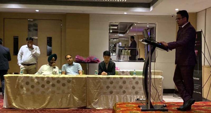 A speaker addressing during a seminar organised by DIO implant in Jammu on Saturday. A speaker addressing during a seminar organised by DIO implant in Jammu on Saturday.