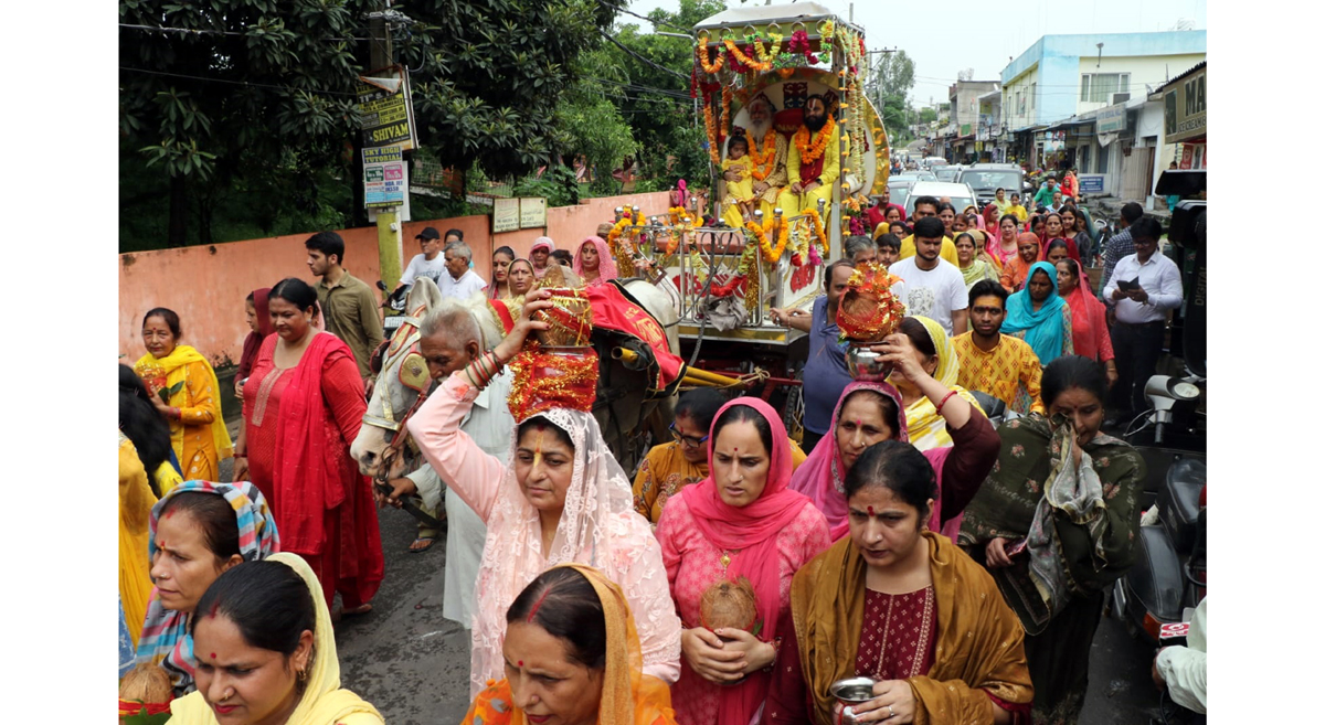 Shat Chandi Mahayagya at Sidhgoria Temple begins with Kalash Yatra