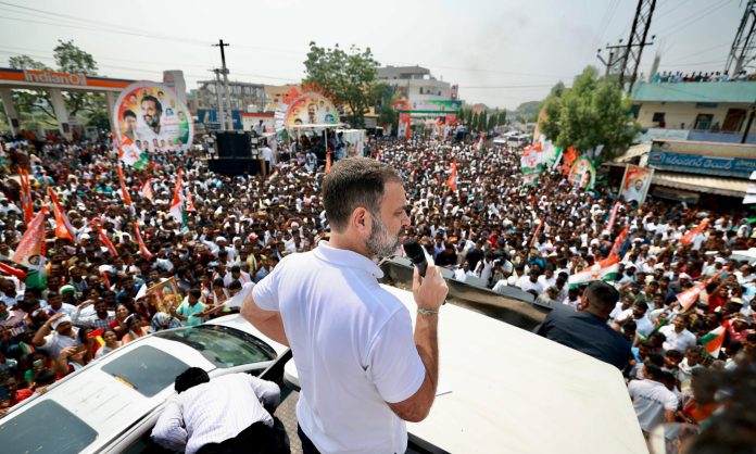 Rahul Gandhi in Telangana
