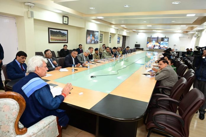 Lt Governor chairs meeting with senior officers of Civil and Police administration (2)