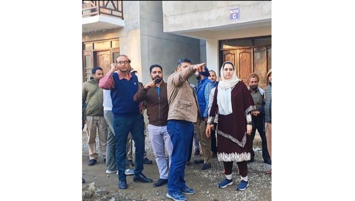 DC Dr. Syed Sehrish Asgar during visit to Fatehpora on Thursday. DC Dr. Syed Sehrish Asgar during visit to Fatehpora on Thursday.