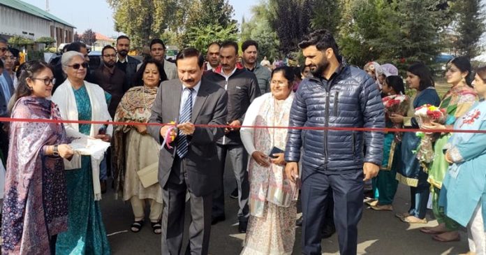 Advisor inaugurating Cultural Fair at PCHSS.