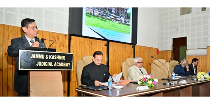 Chief Justice addressing a prog on Saturday.