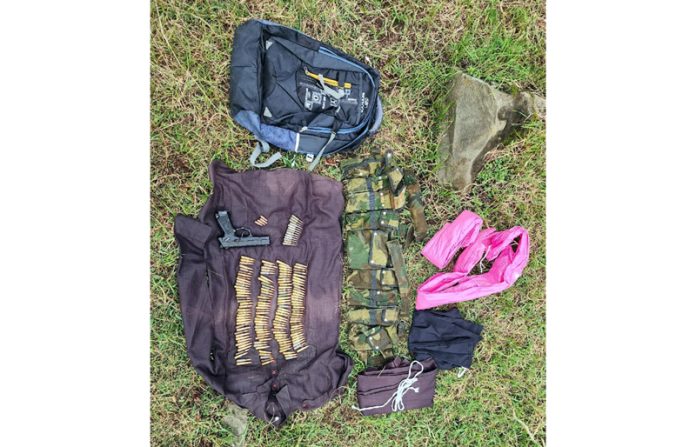 Pistol and ammunition recovered in Mendhar sector. -Excelsior/Rahi Kapoor