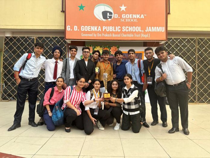 A group of Jodhamal delegates posing with trophy. A group of Jodhamal delegates posing with trophy.