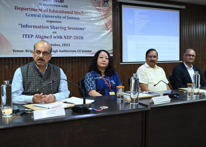 Info sharing session on Integrated Teacher Education held at CUJ