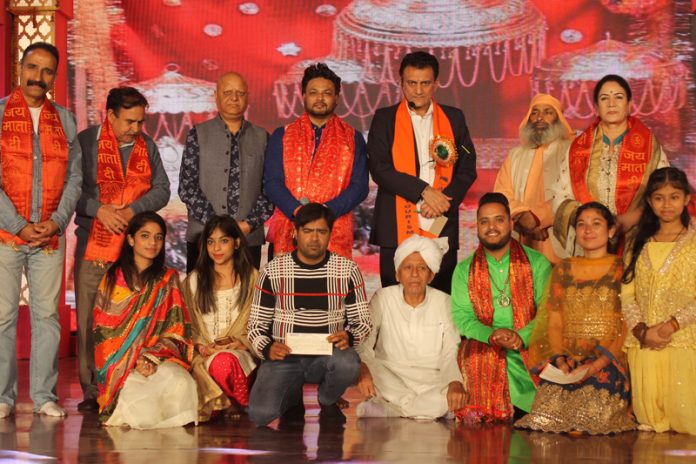 Winners for semifinal and quarterfinal of Devotional Song Competition with guests and organizers.
