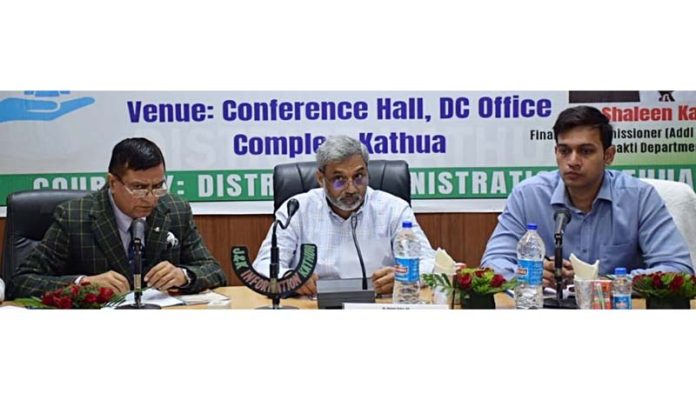 ACS Shaleen Kabra during public darbar.