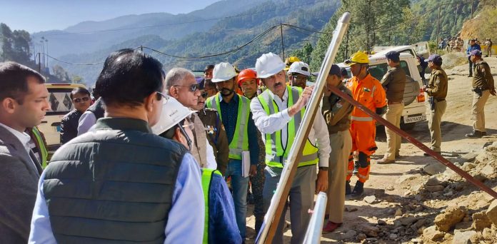 Under-construction tunnel collapsed in Uttarakhand