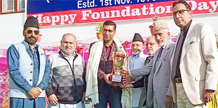 Mementoe being presented to the chief guest on Wednesday.