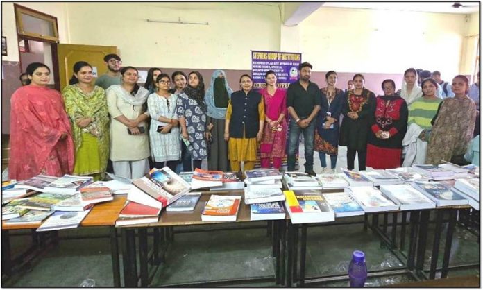 Dignitaries and others during a Book Fair.